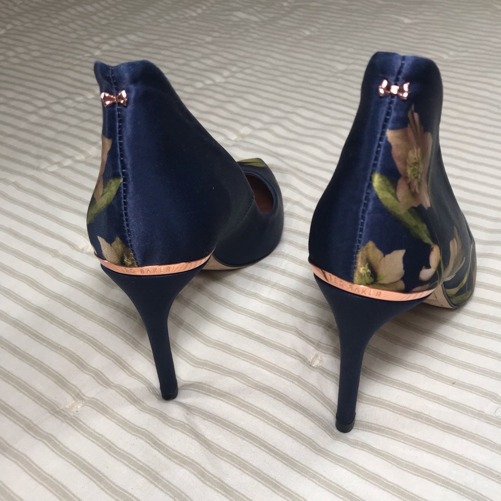Ted Baker Floral High Heels 9 - Picture 5 of 11